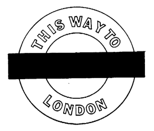 THIS WAY TO LONDON logo