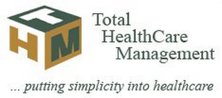 THM TOTAL HEALTHCARE MANAGEMENT ...PUTTING SIMPLICITY INTO HEALTHCARE logo
