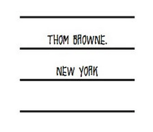 THOM BROWNE NEW YORK logo