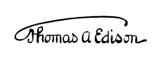 THOMAS A EDISON & DESIGN logo