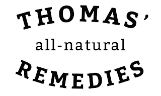 THOMAS' ALL-NATURAL REMEDIES logo