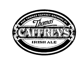 THOMAS CAFFREY'S IRISH ALE THE THOMAS CAFFREY BREWING CO. logo