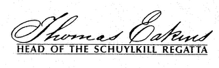 THOMAS EAKINS HEAD OF THE SCHUYLKILL REGATTA logo