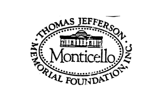 THOMAS JEFFERSON MEMORIAL FOUNDATION, INC. MONTICELLO logo