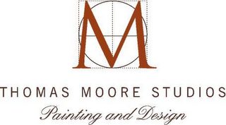 THOMAS MOORE STUDIOS PAINTING AND DESIGN logo