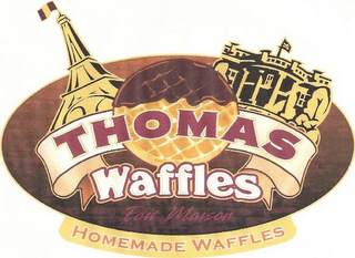 THOMAS WAFFLES FAIT MAISON HOMEMADE WAFFLES logo
