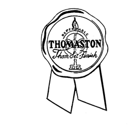 THOMASTON DEPENDABLE THOM-SET-FINISH logo