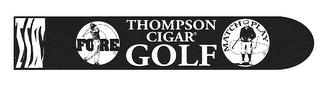 THOMPSON CIGAR GOLF FORE MATCH PLAY logo