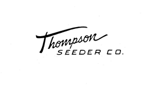 THOMPSON SEEDER CO. logo