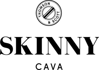 THOMSON & SCOTT SKINNY CAVA logo