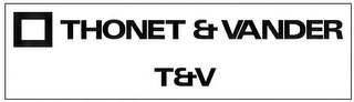 THONET & VANDER T&V logo