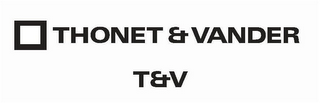 THONET & VANDER T&V logo