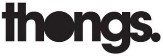 THONGS. logo