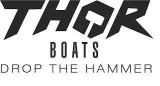 THOR BOATS DROP THE HAMMER logo
