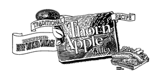 THORN APPLE VALLEY TRADITIONAL RECIPE HICKORY SMOKED BEEF SMOKED SAUSAGE SERVING SUGGESTION logo