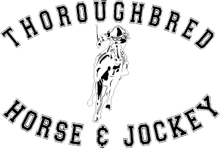THOROUGHBRED HORSE & JOCKEY logo