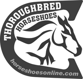 THOROUGHBRED HORSESHOES HORSESHOESONLINE.COM logo