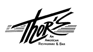 THOR'S AN AMERICAN RESTAURANT & BAR logo