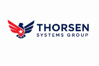 THORSEN SYSTEMS GROUP APPEARS NEXT TO THE TLG EAGLE AND SHIELD LOGO. logo