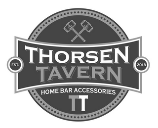 THORSEN TAVERN EST. 2018 HOME BAR ACCESSORIES TT logo
