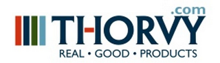 THORVY .COM REAL · GOOD · PRODUCTS logo
