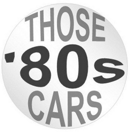THOSE '80S CARS logo