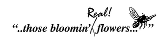 "..THOSE BLOOMIN' REAL FLOWERS..."