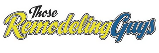 THOSE REMODELINGGUYS logo
