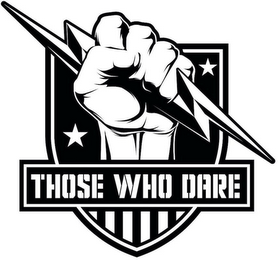THOSE WHO DARE logo