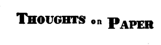 THOUGHTS ON PAPER logo