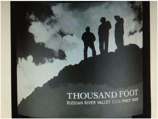 THOUSAND FOOT RUSSIAN RIVER VALLEY 2006PINOT NOIR logo