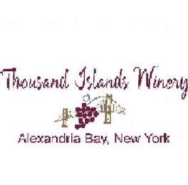 THOUSAND ISLANDS WINERY ALEXANDRIA BAY, NEW YORK logo