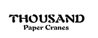 THOUSAND PAPER CRANES logo