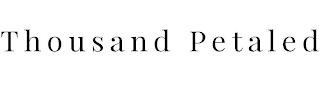 THOUSAND PETALED logo