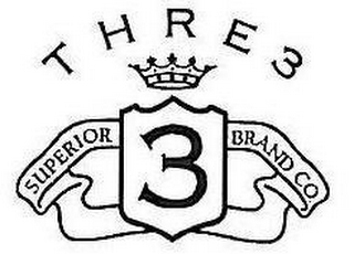 THRE3 3 SUPERIOR BRAND CO. logo