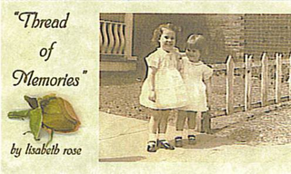 "THREAD OF MEMORIES" BY LISABETH ROSE logo