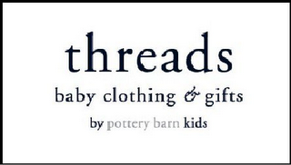 THREADS BABY CLOTHING & GIFTS BY POTTERY BARN KIDS logo
