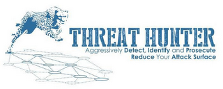 THREAT HUNTER AGGRESSIVELY DETECT, IDENTIFY AND PROSECUTE REDUCE YOUR ATTACK SURFACE logo