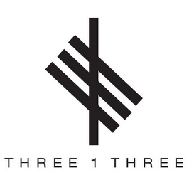 THREE 1 THREE logo