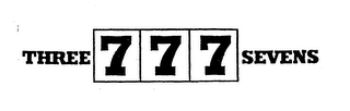 THREE 777 SEVENS logo