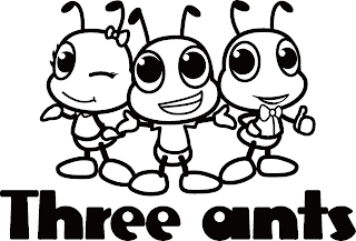 THREE ANTS logo