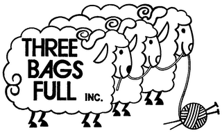 THREE BAGS FULL INC. logo