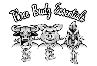 THREE BUDZ ESSENTIALS BBQ logo