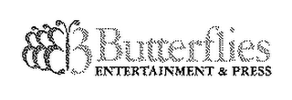 THREE BUTTERFLIES ENTERTAINMENT & PRESS logo