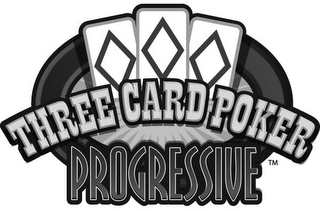 THREE CARD POKER PROGRESSIVE logo