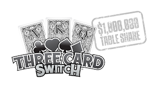 THREE CARD SWITCH $1,000,000 TABLE SHARE AKQ logo