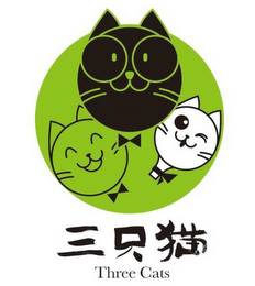 THREE CATS logo