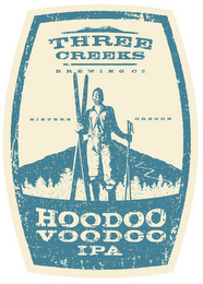 THREE CREEKS BREWING CO SISTERS OREGON HOODOO VOODOO IPA logo