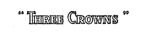 "THREE CROWNS" logo
