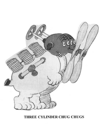 THREE CYLINDER CHUG CHUGS logo